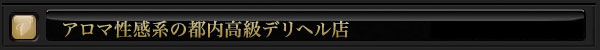 高級デリヘル アロマ性感の高級デリヘル